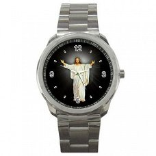 Jesus Christus Stainless Steel Horloge