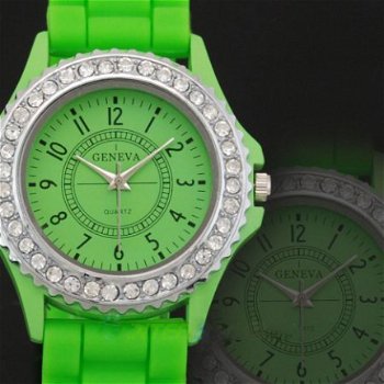 Mooi Geneva Dames Horloge (H-7) - 1