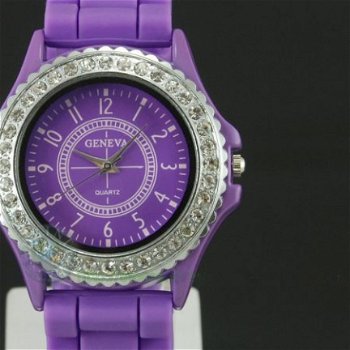 Mooi Geneva Dames Horloge (H-3) - 1