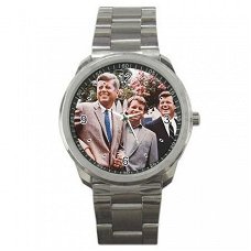 The Kennedy Brothers Stainless Steel Horloge