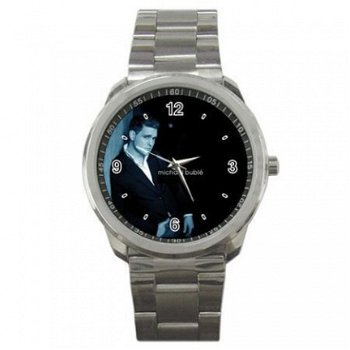 Michael Buble Stainless Steel Horloge - 1