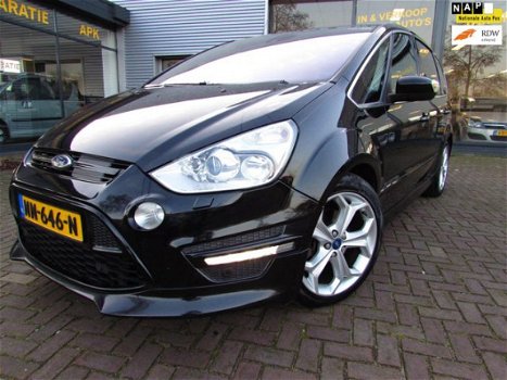 Ford S-Max - 2.2 TDCi S Edition Aut.200Pk Xenon Led Adapt.Cruise Leer - 1