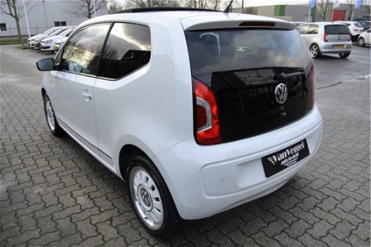 Volkswagen Up! - 1.0 White up Leer, panoramdak, cruis, stoelverw, navi - 1