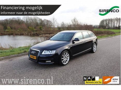 Audi A6 Avant - 2.0 TFSI Pro Line S s-line navigatie deels leder trekhaak bluetooth led chrome ect - 1