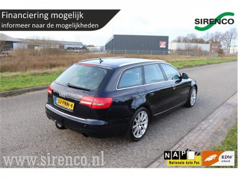 Audi A6 Avant - 2.0 TFSI Pro Line S s-line navigatie deels leder trekhaak bluetooth led chrome ect - 1