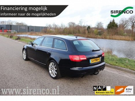 Audi A6 Avant - 2.0 TFSI Pro Line S s-line navigatie deels leder trekhaak bluetooth led chrome ect - 1