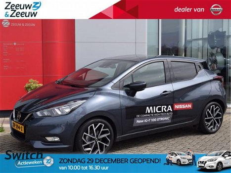 Nissan Micra - 1.0 IG-T Tekna AUTOMAAT 17'' Sculpted velg 101PK | Navigatie | Apple Carplay | Climat - 1