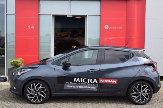 Nissan Micra - 1.0 IG-T Tekna AUTOMAAT 17'' Sculpted velg 101PK | Navigatie | Apple Carplay | Climat - 1