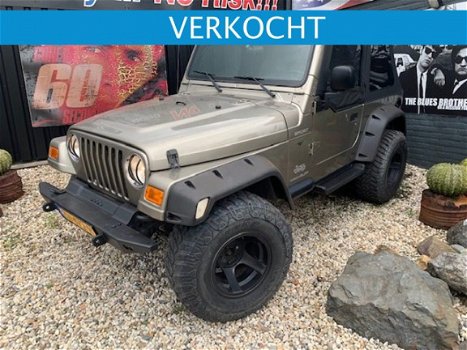 Jeep Wrangler - 4.0i AUTOMAAT *SMOKEGREY OUTLAW - 1