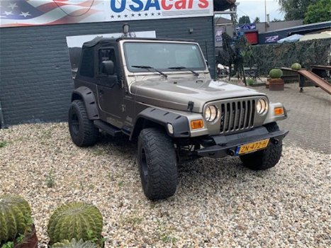 Jeep Wrangler - 4.0i AUTOMAAT *SMOKEGREY OUTLAW - 1