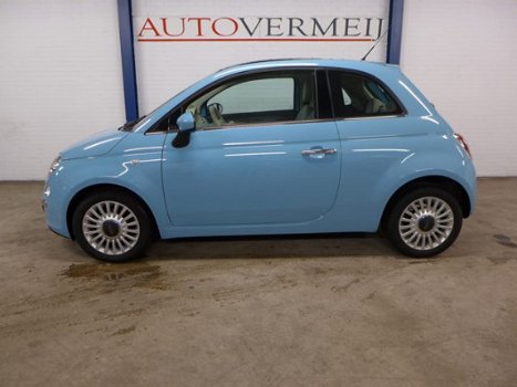 Fiat 500 - 85pk Twinair Turbo Lounge, airco, blue&me, glazen dak - 1