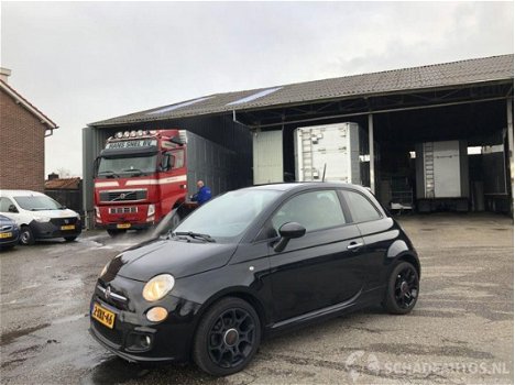 Fiat 500 - sport 0.9 80pk twin-air turbo - airco - elektr pakket - zwarte hemel - privacy glass - lm - 1