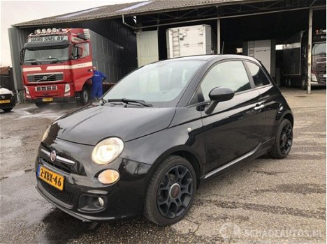 Fiat 500 - sport 0.9 80pk twin-air turbo - airco - elektr pakket - zwarte hemel - privacy glass - lm - 1