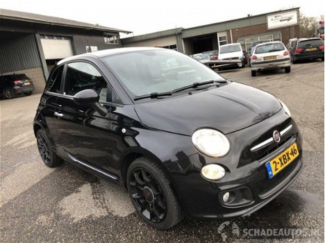 Fiat 500 - sport 0.9 80pk twin-air turbo - airco - elektr pakket - zwarte hemel - privacy glass - lm - 1