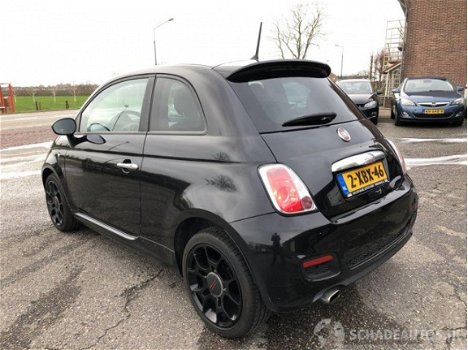 Fiat 500 - sport 0.9 80pk twin-air turbo - airco - elektr pakket - zwarte hemel - privacy glass - lm - 1