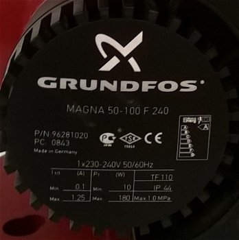 Grundfos MAGNA 50-100 F240 energiezuinige cv pomp 130 euro - 8