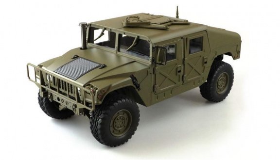 Radiografisch bestuurbare 4x4 U.S. Militär Truck 1:10 Army groen RTR 22417 - 1