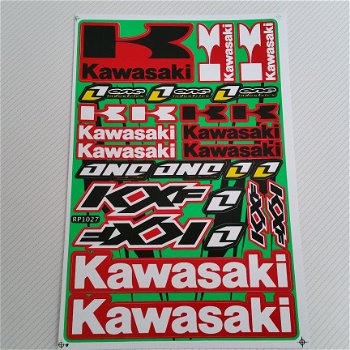 Sticker set Kawasaki - 2