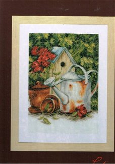 AANBIEDING LANARTE BORDUURPAKKET ,WATERING CANS & BIRDHOUSE 124