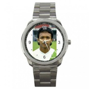 FC Groningen/Fandi Ahmad Stainless Steel Horloge - 1