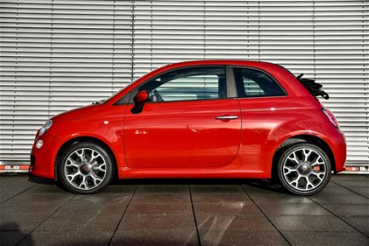 Fiat 500 C - 80 TWIN AIR TURBO SPORT CABRIO - CLIMA - PDC - 16'' LMVELGEN - 1