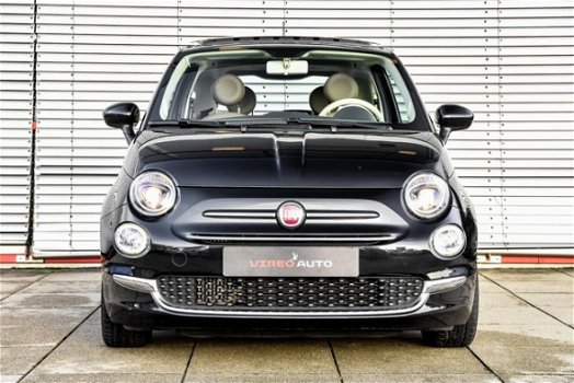 Fiat 500 - 80 TWIN AIR TURBO LOUNGE - BRUIN LEER - OPEN DAK - NAVI - AIRCO - 1