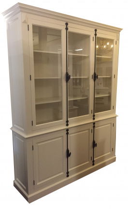 Winkelkast Elspeet wit - wit 190 x 50 x 240cm espagnoletsluiting - nr. 1