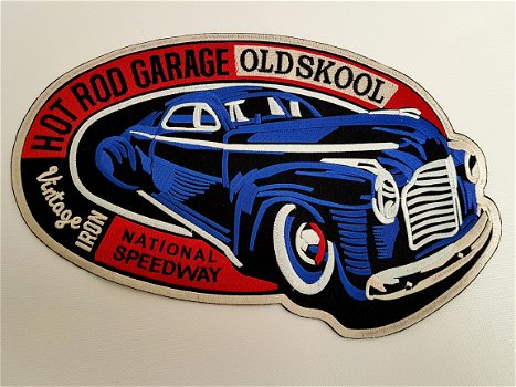 Hot Rod Garage Old Skool Patch - 1