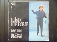 Leo Ferré - Paname - 10" EP - chansons - 1960