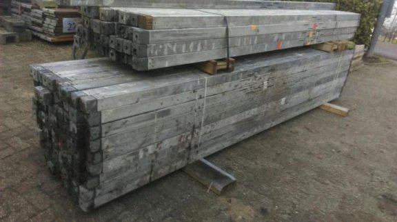 Metselprofiel stelprofiel aluminium 2,4 mtr diverse - 1