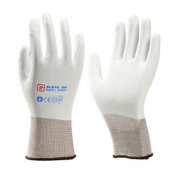 Handschoen White Touch maat L (9) set 3-delig - 1