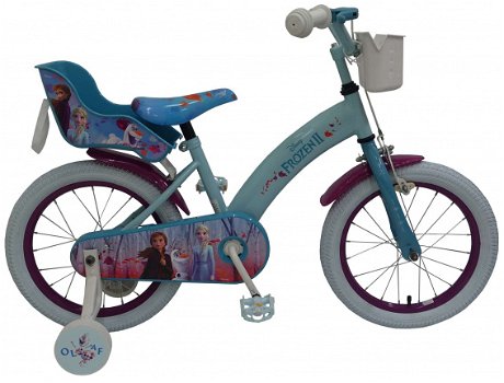 Disney frozen 2 meisjesfiets 16 inch - 1