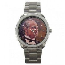 Marlon Brando "The Godfather" Art Stainless Steel Horloge