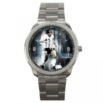 Diego Maradona/Argentinie Stainless Steel Horloge - 1