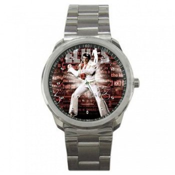 Elvis Presley Performer Brown Stainless Steel Horloge - 1