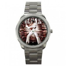 Elvis Presley Performer Brown Stainless Steel Horloge