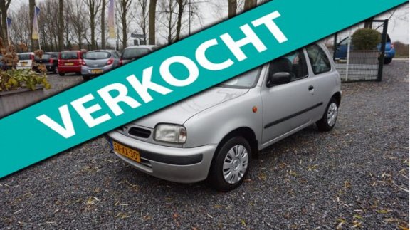 Nissan Micra - 1.3 Airco AUTOMAAT stuur-bk el-ramen airco hele nette auto - 1