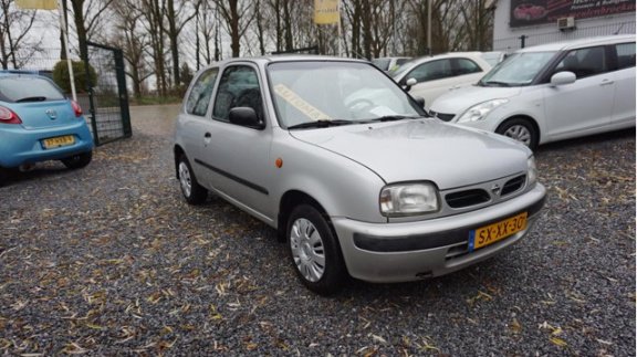 Nissan Micra - 1.3 Airco AUTOMAAT stuur-bk el-ramen airco hele nette auto - 1