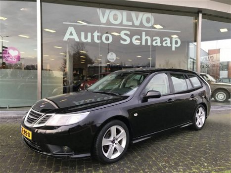 Saab 9-3 - Estate 1.8t Vector Aero lederen sportstoel Trekhaak afneembaar Telefoon - 1