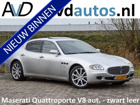 Maserati Quattroporte - 4.2 Duo Select / zwart leer / glazen schuifdak / elektrisch verstelbare stoe - 1