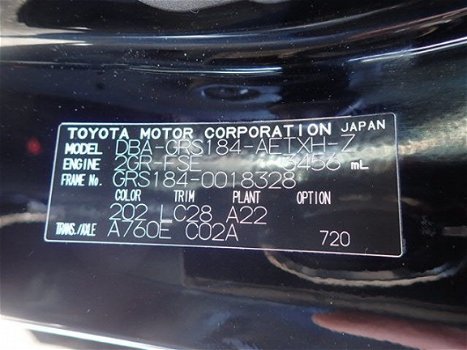 Toyota Crown - 3.5 Athlete Premium Edition on it's way to holland auction report avaliable - 1