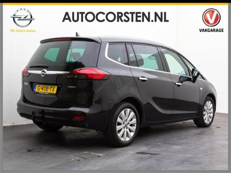 Opel Zafira Tourer - 1.4 Cosmo Automaat Navi Lm velgen Climatecontrol Cruise Half leer Pdc - 1