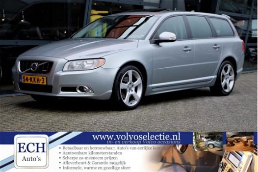 Volvo V70 - 2.4 D5 175 pk R-Design Automaat, Schuifdak, Leer, Navi - 1