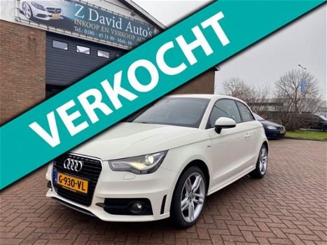 Audi A1 - 1, 4 TFSI S-Line SPORT Automaat DSG XENON, DYNAUDIO, 3 DRS, ECC, 185 PK Dealer onderhouden - 1