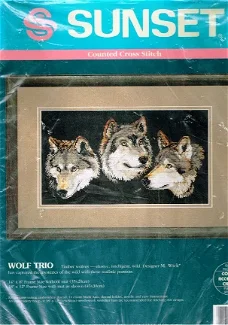 SUNSET BORDUURPAKKET " WOLF TRIO '