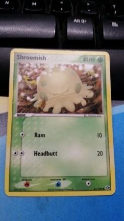 Shroomish 63/106 Ex Emerald gebruikt - nr. 1