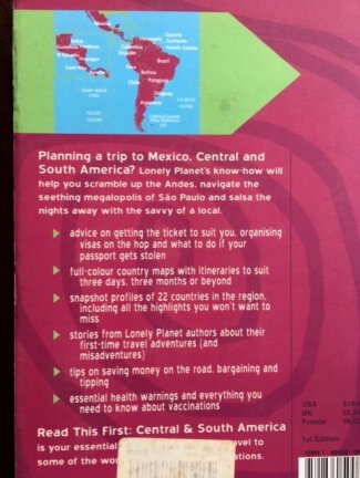 Read this first: Central & South America - Lonely Planet - Afbeelding 2