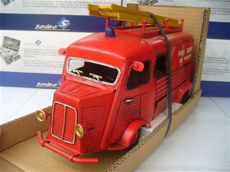 Tinplate Collectables 1/12 Citroen HY Bus Brandweer - 1