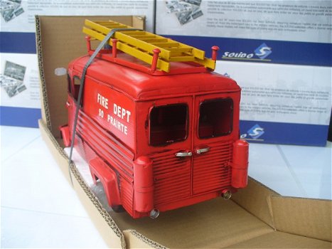 Tinplate Collectables 1/12 Citroen HY Bus Brandweer - 3