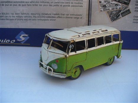 Tinplate Collectables 1/32 VW Volkswagen T1 Microbus Groen - 1